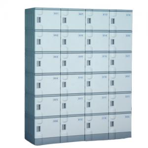 Six tiers locker ABS plastic beach locker 24doors per set